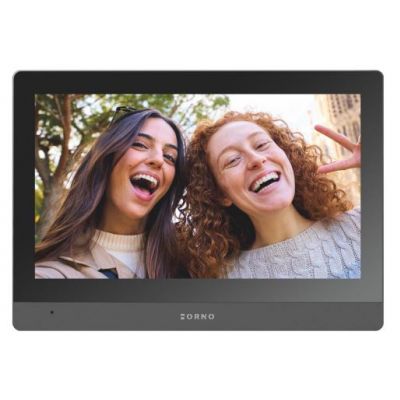 Zestaw wideodomofonowy jednorodzinny GADI 2-żyłowy Wi-Fi ekran dotykowy Full HD RFID 125k ORNO  (OR-VID-MA-1085/B)